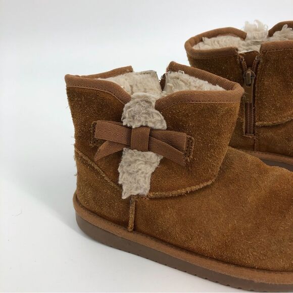 Koolaburra Ugg Girls Victoria Mini Boot Size 13 Chestnut Brown Style 1117810 - Picture 4 of 7